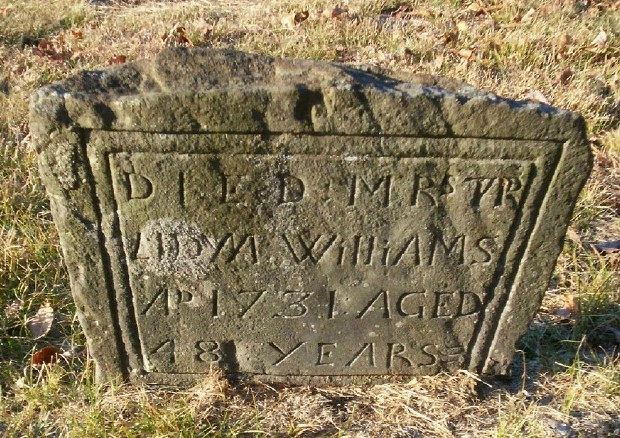 Gravestone of Lydia Williams