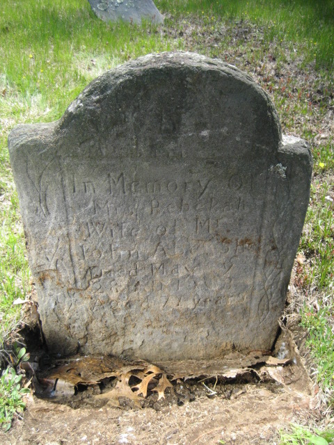 Gravestone of Rebeckah Abell