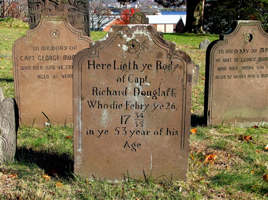 Gravestone of Richard Douglass