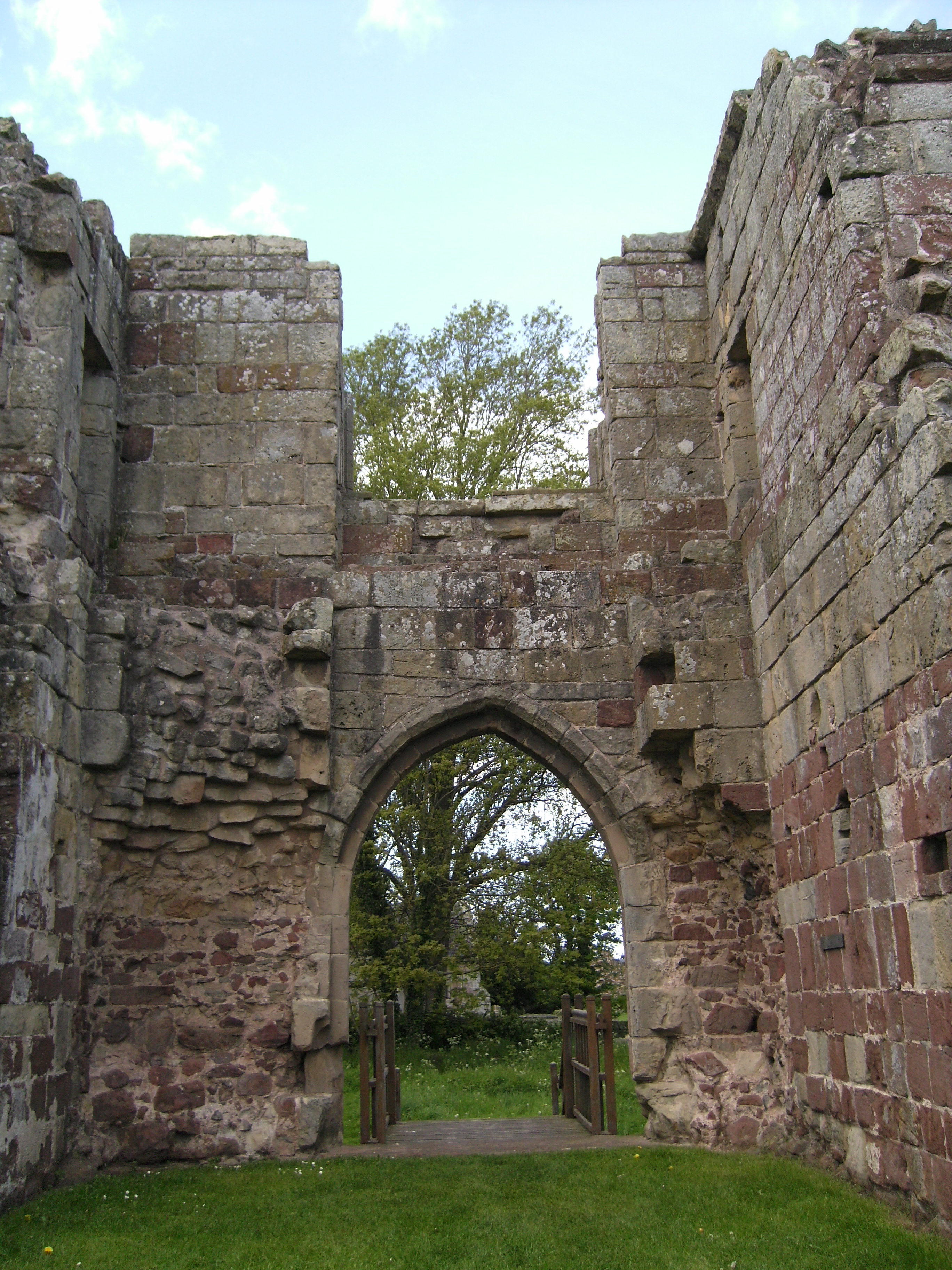 Interior of gatehouse