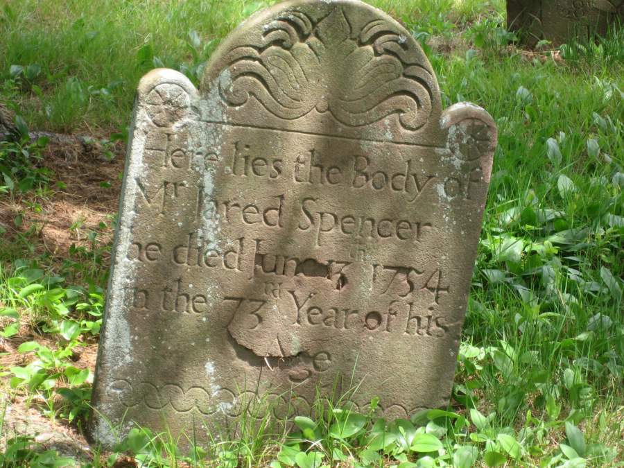 Gravestone of Jared Spencer
