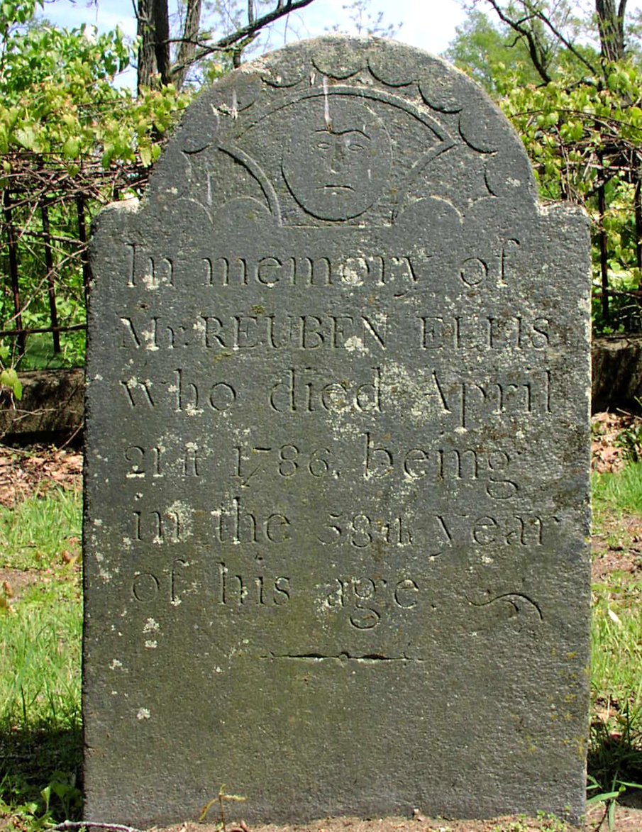 Gravestone of Reuben Ellis