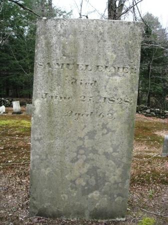 Gravestone of Samuel Elmer Jr.