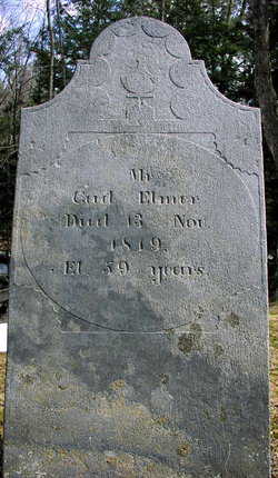 Gravestone of Gad Elmer