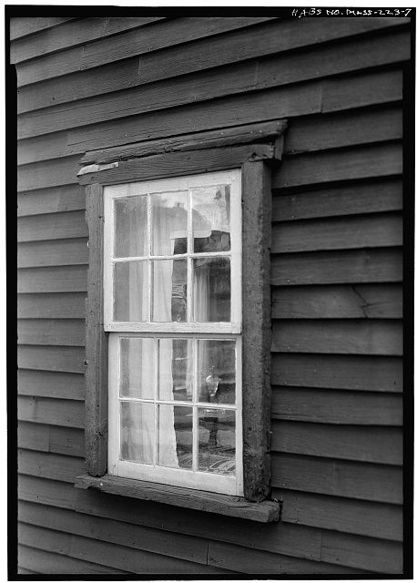 Photograph of a window from the Fairbanks House
