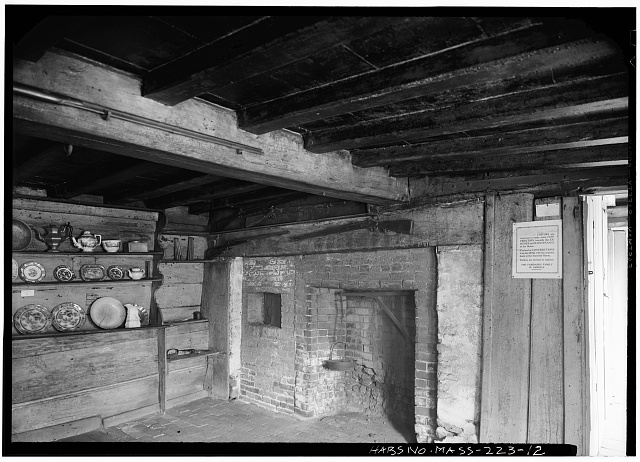 Photograph of the kitchen in the Fairbanks House