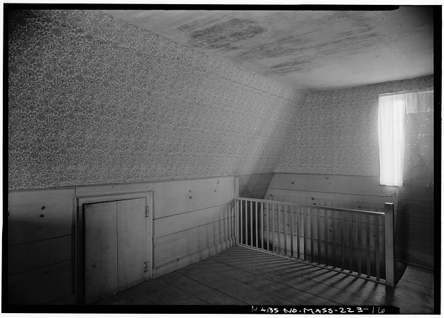 Photograph of the bedroom in the Fairbanks House