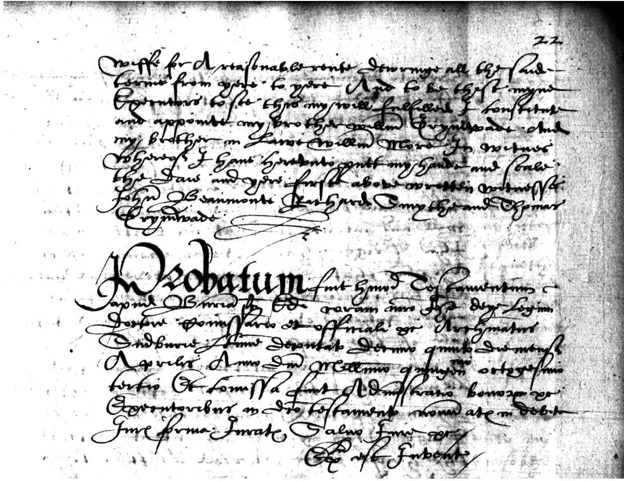 Will of Edmunde Grymwade, page 3