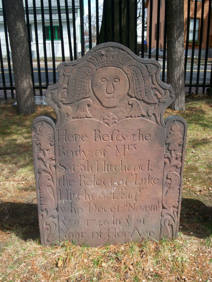 Gravestone of Sarah (Burt) (Dorchester) Hitchcock