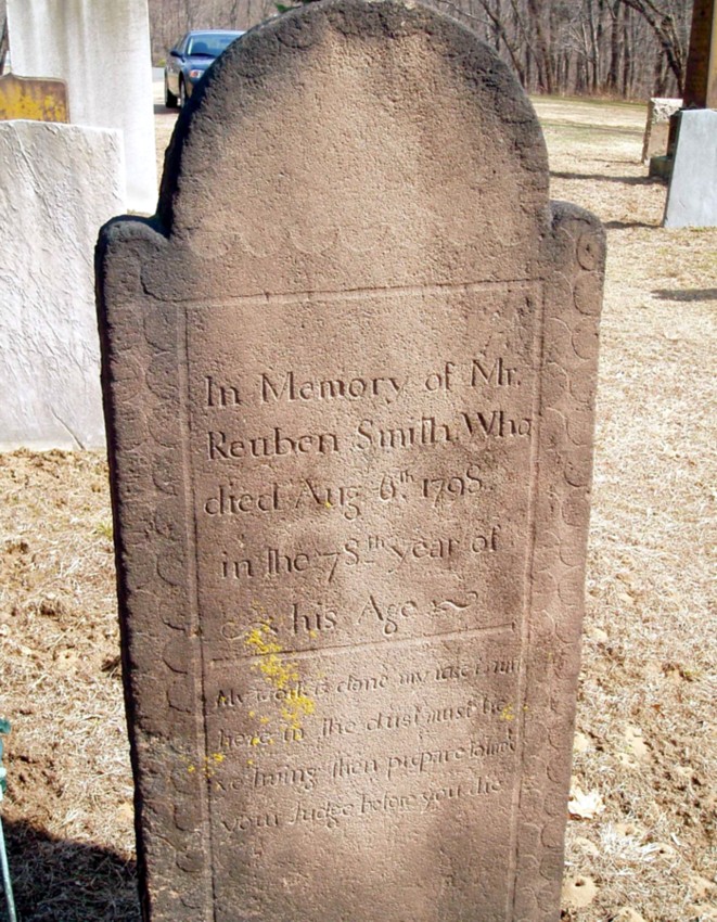 Gravestone of Reuben Smith