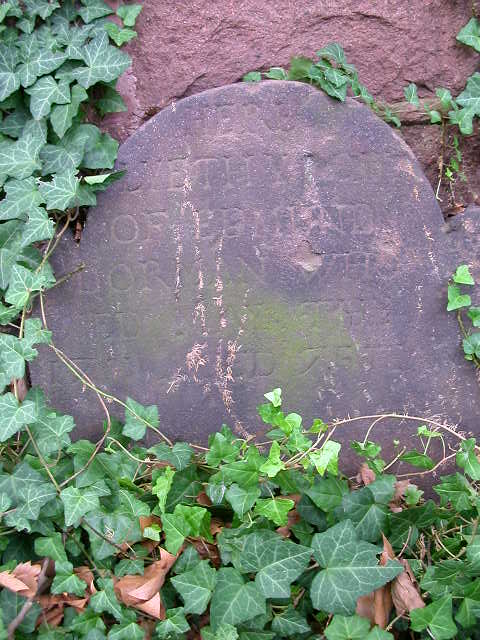Gravestone of Edmund Dorman