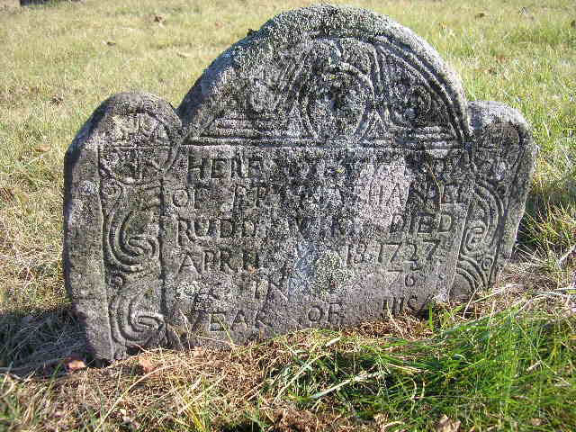 Gravestone of Nathaniel Rudd