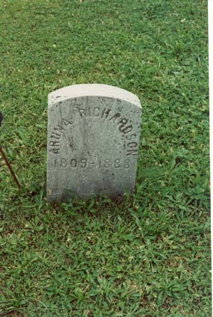 Gravestone of Aruna Richardson