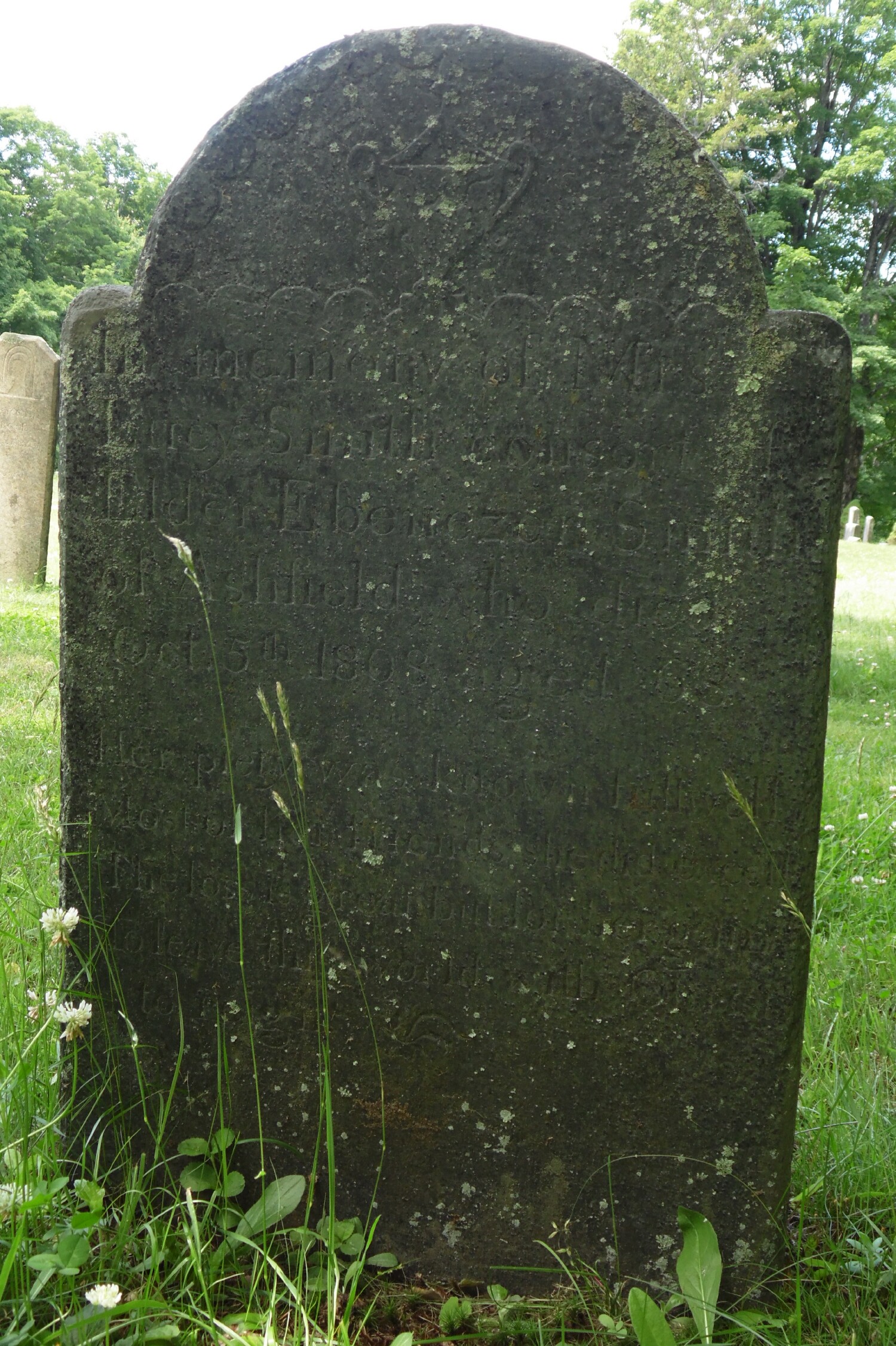 Gravestone of Lucy (Shepardson) Smith