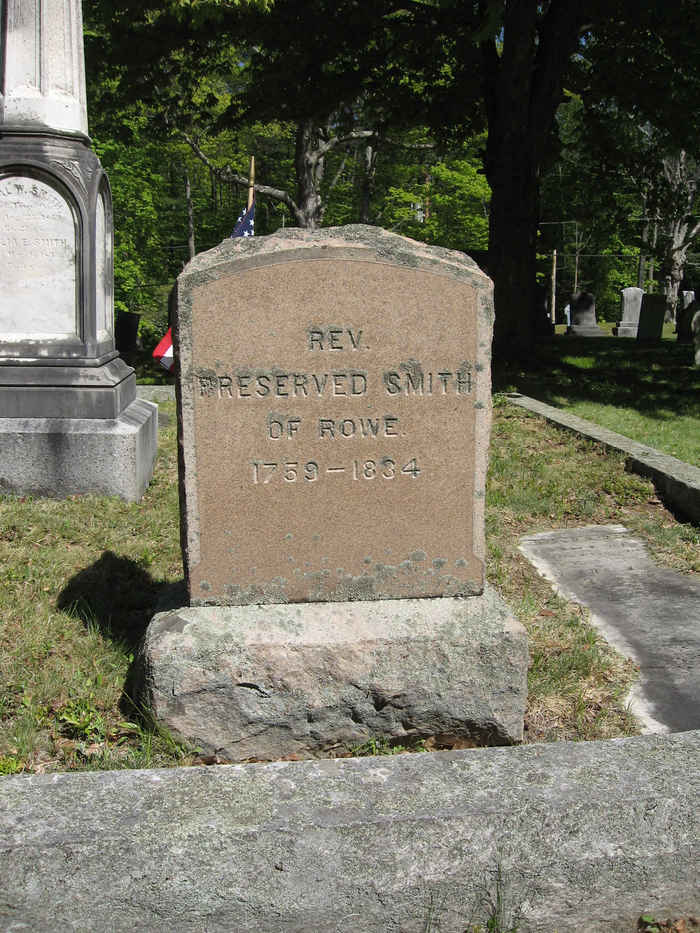 Gravestone of Preserved Smith