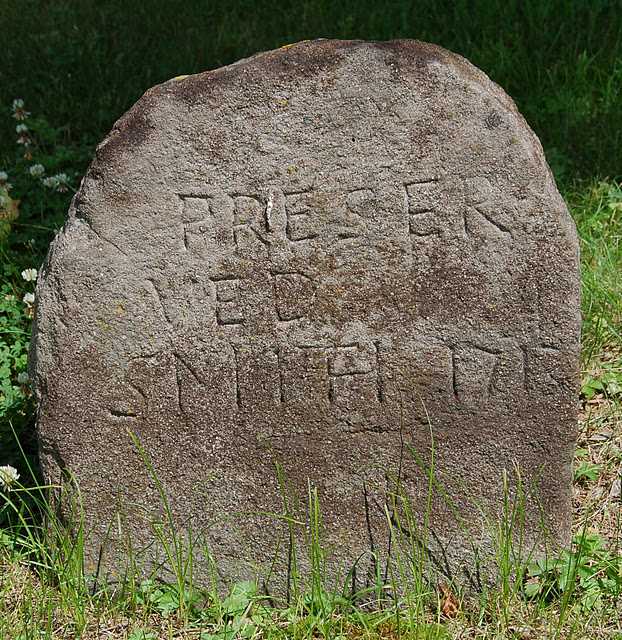 Gravestone of Preserved Smith