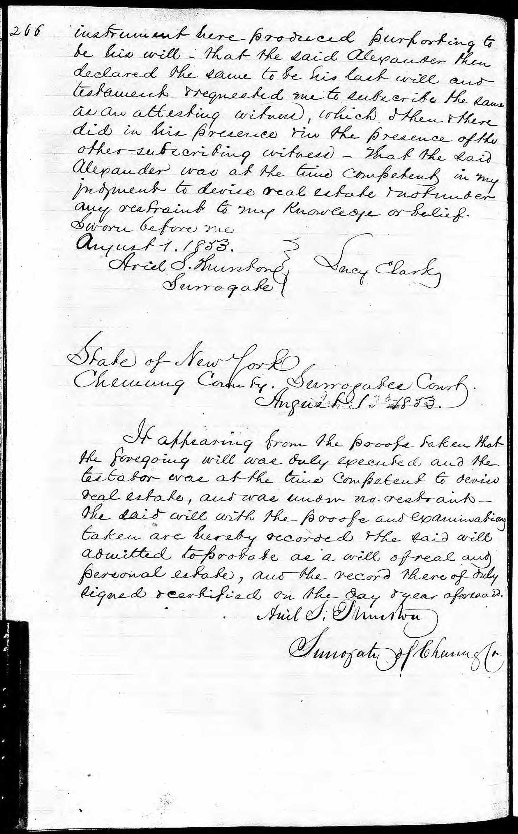 Page 4 of Alexander Ennis' will