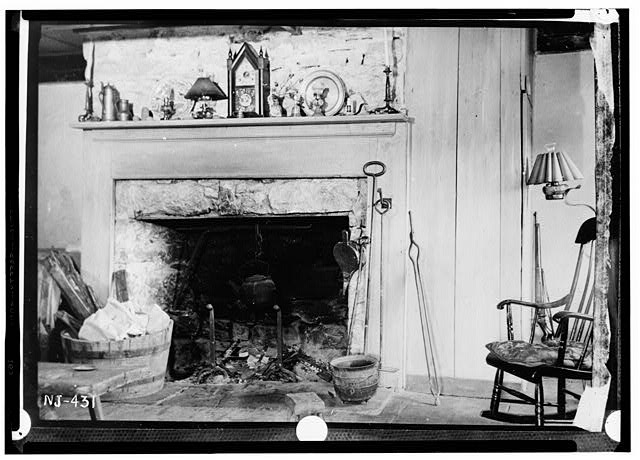 Photo of the living room of the William Ennes home