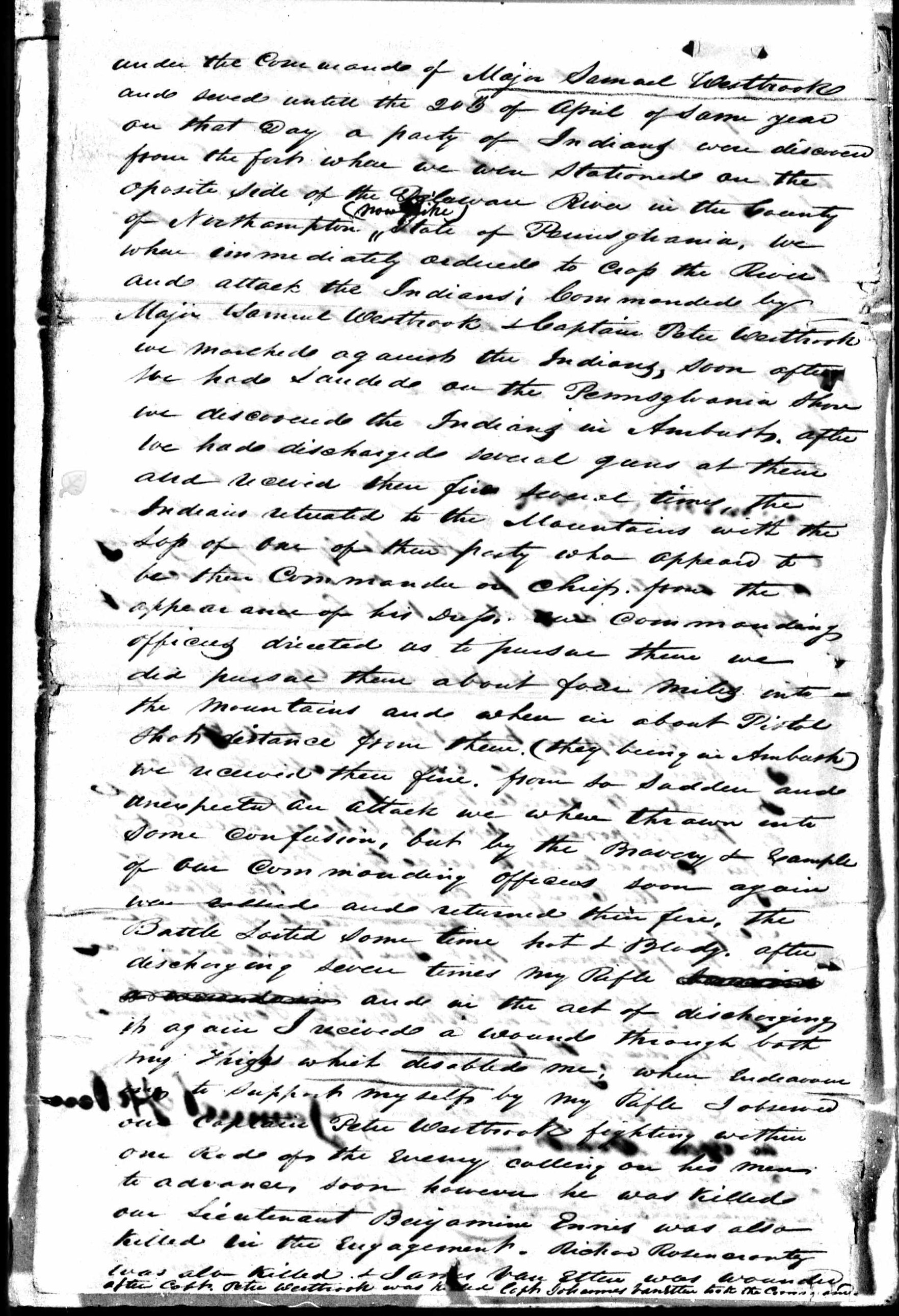 Page 2 from Samuel Helm's pension