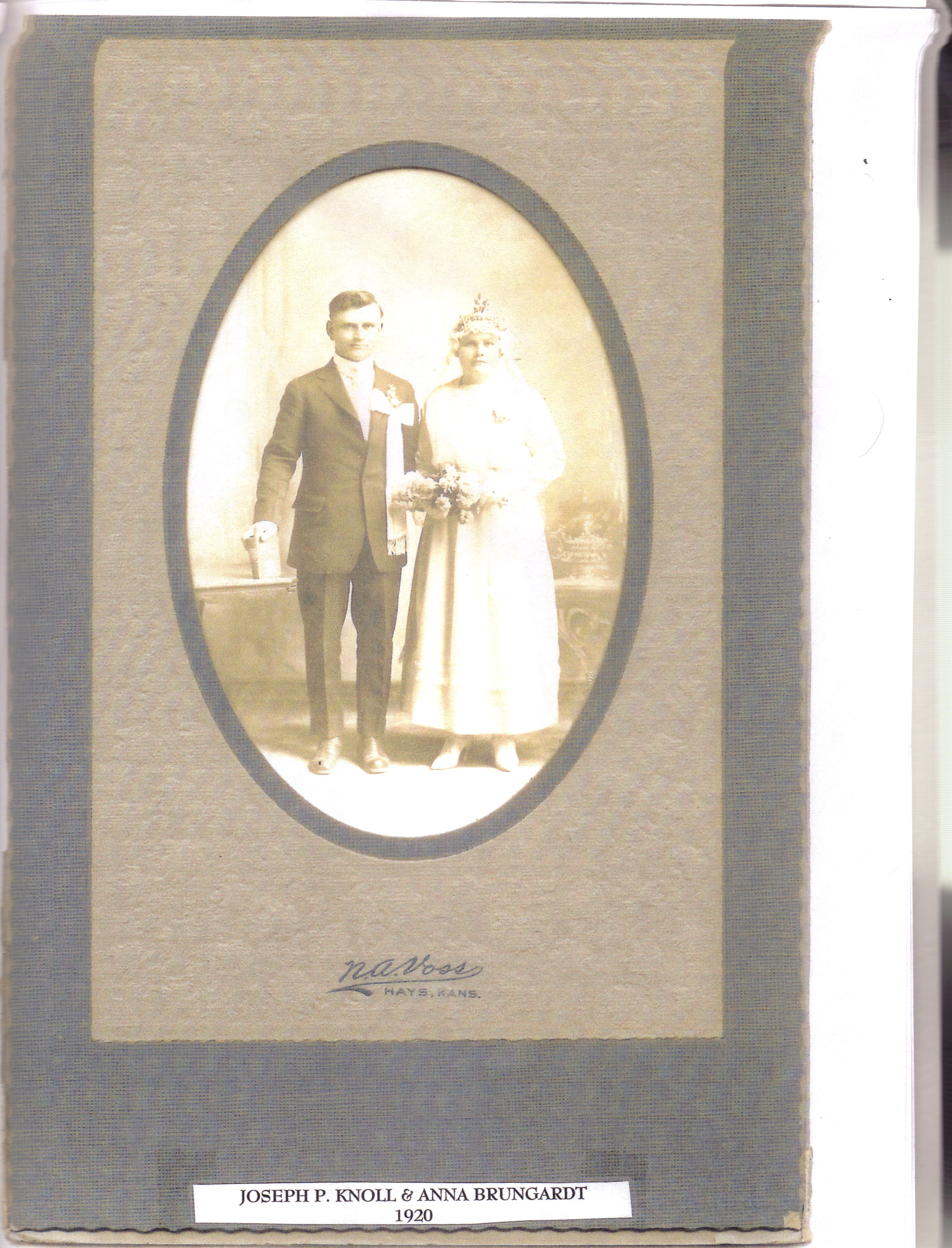 Photo of Joseph P. and Anna (Brungardt) Knoll