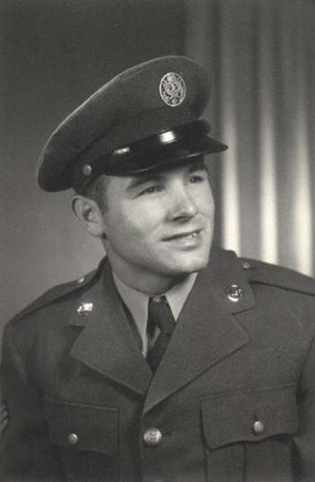 Photo of Andy Mahler in uniform