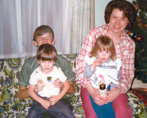 Janice with her children