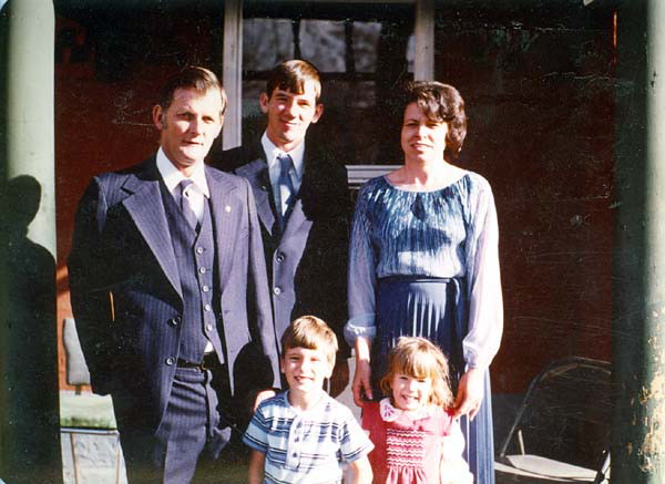 Ronald and Janice Beasley and their children