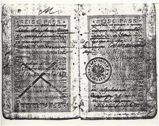 Image 2 from Jacob Mahler's passport